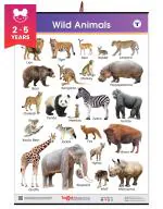 Jumbo Wild Animals Chart for Kids with Forest Animal Wall Chart for Kids