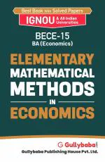 BECE-15 Elementary Mathematical Methods in Economics_Gullybaba.com Panel__380