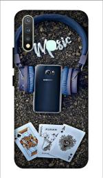 SARTOOLIYA Vivo U3 Multicolor Plastic Attitude Wallpaper Printed Water Proof Back Cover