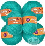 Simi Enterprise Sea Green Acrylic Wool, Baby Wool 4 Ply Wool Ball Hand Knitting Wool, Art Craft Soft Fingering Crochet Hook Yarn-Cbart-Hf (Pack Of 10)