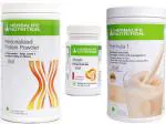 Herbalife Nutrition Formula 1 Vanila 500G Plus Protien 400G Plus Afresh Cinnamon 50G Plant-Based Protein (Set Of 3)