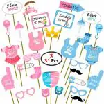 Party Propz Baby Shower Props Set -31 Pcs