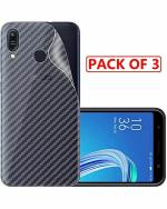 GADGETRONICS Asus Zenfone Max Pro M1 Transparent Plastic 3D Screen Guard (Pack of 3)