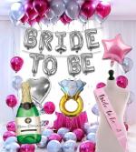 GROOVY DUDZ Bride To Be Decoration Items Combo Set For Bachelorette Party Decorations (36Pcs)