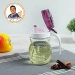 Wonderchef Glass Oil Pourer (550ml, Red)