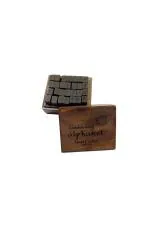 Oytra Wood Small Alphabet Letters Vintage Stamps