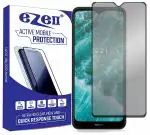 eZell Nokia C 30 Anti-Glare Matte 6D Tempered Glass By AG, Super Smooth Sensitive touch,9H Hardness, Edge to Edge Full Glue Screen protector With Dry & Wet Wipes