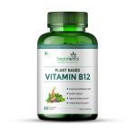 Simply Herbal Plant Based Vitamin B12 Capsules Improves Your Brain Function & Nervous System for Men & Women, (60 Capsules)
