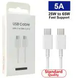 SNPD Sold: 5A Type-C to Type-C Cable Supportable for Samsung 25W to 65W Charging Mobiles