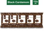 Trinetra Badi Elaichi 500 g (100g X 5 Pack) Black Cardamom