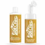 Herbal Home Shoe Care Natural Solution Sfoam Cleaner 100 ml And Polish With Moisurizer Cream 100 ml,Shoe Cleaner Kit For Sneaker,Sports Shoe Cleaner Foam Spray