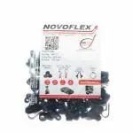 Novoflex NP 17 (B) ,Screw Mount Fixed P Clips for Cable Dia 10.5 mm Colour: Black ,Pack of 100