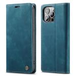 Excelsior Premium Retro PU Leather Wallet Flip Case Cover Compatible with Apple iPhone 15 Pro Max (Blue)