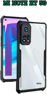 XOVO Back Cover for Redmi Note 11T 5G (Transparent, Pack of 1)