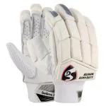 SG Cricket Litevate White RH Batting Gloves Youth