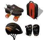 Jaspo Orange Skorpian Eco Shoe Skate combo 4 UK