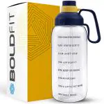 Boldfit Gym Gallon Bottle for Men 2 Litre water bottle for Gym Workout Motivational Sipper Bottle