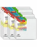 Variety Canvas Painting White Canvas Board 3 x 3, 4 x 4 and 5 x 5 inch