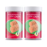 Leeford Crepe Bandage knee, leg, wrist, ankle, elbow, hand, foot, finger Support | Reusable & Washable Soft Cotton Elastic Crepe Roll for Pain Relieve with Fast Edges | Hook & Loop Closure (10cm X4 m)