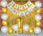 Festiko Decoration Kit For Birthday Party Decoration And Celebration Combo Of 29 (1st Birthday)