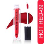veloxveda MysticMatte Water & Smudge-Proof Lipstick | Enriched with Vitamin E & Jojoba Oil (HOT RED) 5 ml