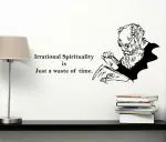Lanstick Vinyl Black Quote By Periyar With Image Self Adhesive Wall Sticker 30 inch