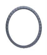 CARMATE Car Steering Cover Finger Grip For Mahindra Scorpio 2011 (Large Grey)