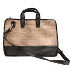 Jharcraft (A Jharkhand Govt. Enterprise) Natural Silk with Leather Laptop Bag Regular Use Bag