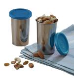 Signoraware Blue Stainless Steel Containers 150Ml (Set Of 2)