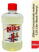 Niks White Phenyl Concentrate 250ml (Transparent) to Make 5 Ltrs White Phenyl by Adding 5 Ltrs of Water.