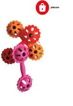 YOOKO (Pack of 3 Any Style Jhunjhuna Toy) Jhunjhunu Set for Kids, Babies, Infants, Baby Rattle Age 0+Years Multi Color, Toys for Baby/Assorted Color