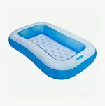 Enorme Inflatable Rectangular 6 Feet Swimming Water Pool, Kiddie Pool Bath Tub (Multicolor)