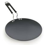 RBGIIT Hard Anozied Roti Paratha Phulka Tawa, 27.5 cm Diameter with Riveted Sturdy Handle - 5.25 mm Thickness, RC-24