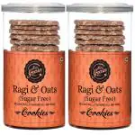 Hey Grain Ragi & Oats Sugar Free Cookies - Pack of 2