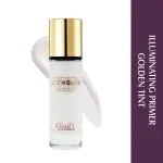 Glam21 Illuminating HD Primer Glow Non - Greasy Lightweight LongLasting Natural Golden Tint, 40ml