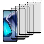 Kite Digital [Pack of 4] Vivo T1 4G Matte Finish [Black] Tempered Glass Screen Protector with Edge to Edge Coverage - Easy Installation Kit