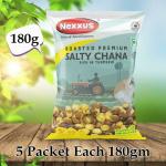 Nexxus Salty Chana - Roasted Salty Chana Combo Pack 900g (5x180g Each) (5 x 180 g)