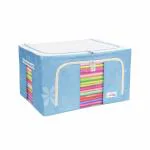 BlushBees Living Box - Storage Boxes for Clothes, Saree Cover - 55 Litre, Pack of 1, Blue