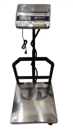 KiloMaxx KM-12 100kg Weight Scale Weight Machine Tarazu Electronic Kata Electric Kata For Shop Kirana Store Makai Corn Mango Potato Industrial Use With 1 Year Warranty And 16*16
