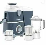 HAVELLS Vitonica 500 W Juicer Mixer Grinder (3 Jars, White - Light Blue)