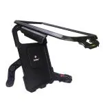 Bobo Bm11M Mirror Mount Black Acrylonitrile Butadiene Styrene Waterproof Motorcycle Mobile Phone Holder Mount With Fast 15W Wireless & Usb-C Input/Output Charger