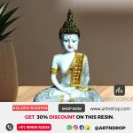 YOGI BUDDHA GREY ART N DROP