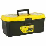 Stanley Water Resistant Plastic Organised Maestro Tool Box with Clear Top Lid