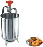 FIVANIO 100% Grade Stainless Steel Medu Vada Maker with Stand, mendu WADA Machine Vada Maker