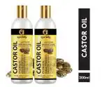 Ayurdaily Premium Cold Pressed Castor oil 100% Pure & Natural for Healthy Hair & Skin 400ML