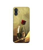 Casotec Red Rose in Glass Design 3D Printed Hard Back Case Cover for Samsung Galaxy M04 4G