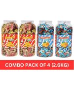 Clumsy Candy - Combo Pack of 4 jars (2x2) - Ripe Mango and Orange, 170 candy units per jar