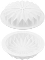 Tijara 3D Round Origami Geometric Shape Cake Molds Entremet Cake Mould Mousse Mold