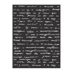 Itsy Bitsy Script Stencil Script, 7.3 X 9.7 Inch