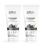 Globus Naturals Anti Pollution Charcoal Face Wash, 75 gm, Set of 2